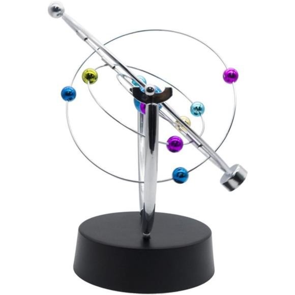 Kinetic Art Asteroid - Electronic Perpetual Motion Desk Toy Home Decoration - Picture 3 of 6